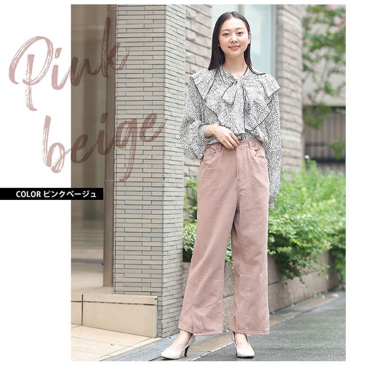 女っぽ美脚が手に入る サイド切替 フレアパンツ | A Happy Marilyn | 詳細画像16 