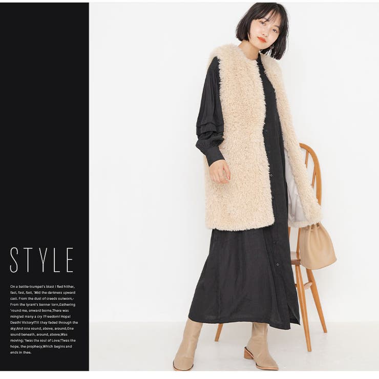 LAVEANGE タック入り段々袖 ワンピース | A Happy Marilyn | 詳細画像14 