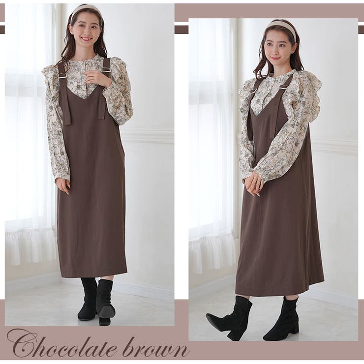 MarilynSweet体型別フェミニン Vネック ジャンスカ | A Happy Marilyn | 詳細画像14 