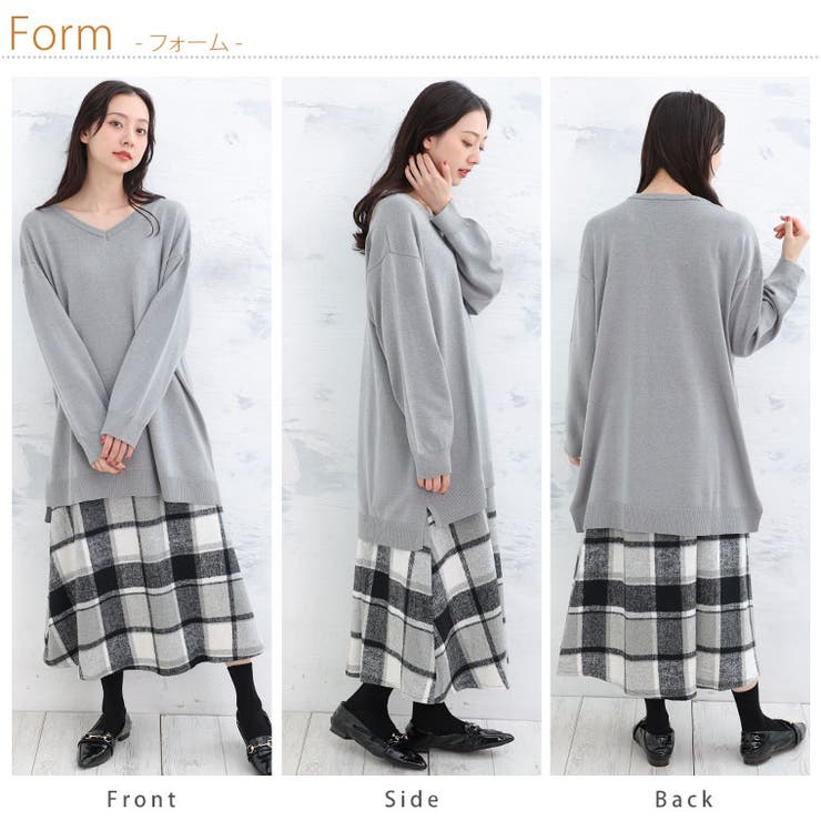 ミドル丈 カラフルニット プルオーバー | A Happy Marilyn | 詳細画像18 