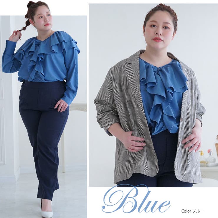 ラファモプロデュース フリルデザイン ドレスブラウス | A Happy Marilyn | 詳細画像19 