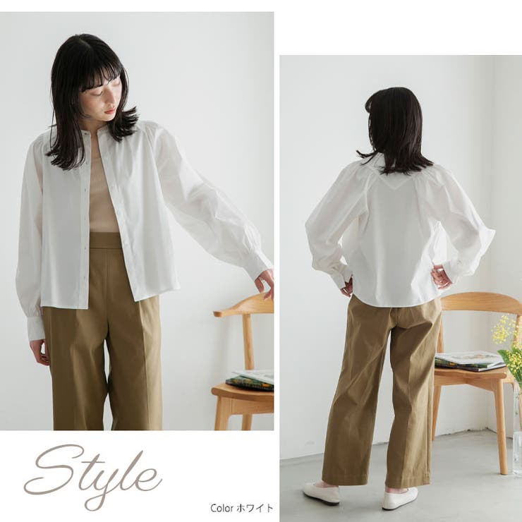 LUMFORLEproducedbyMy:nia 袖ボリューム シャツ | A Happy Marilyn | 詳細画像9 