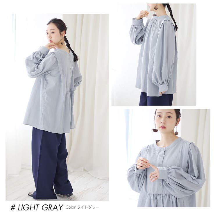 effortlessmode ボリュームスリーブ ブラウス | A Happy Marilyn | 詳細画像16 