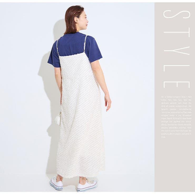 LAVEANGE シアー ジャガードキャミワンピース | A Happy Marilyn | 詳細画像6 