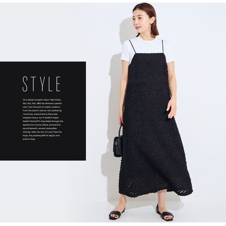 LAVEANGE シアー ジャガードキャミワンピース | A Happy Marilyn | 詳細画像10 