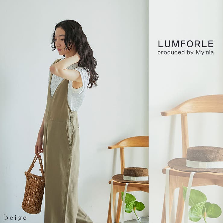 LUMFORLEproducedbyMy:nia 麻レーヨン サロペット大きいサ… | A Happy Marilyn | 詳細画像9 