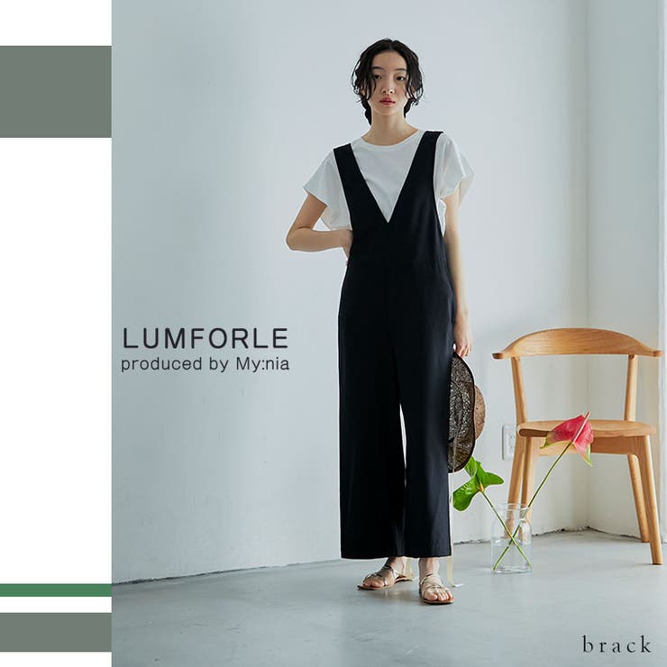 LUMFORLEproducedbyMy:nia 麻レーヨン サロペット大きいサ… | A Happy Marilyn | 詳細画像12 