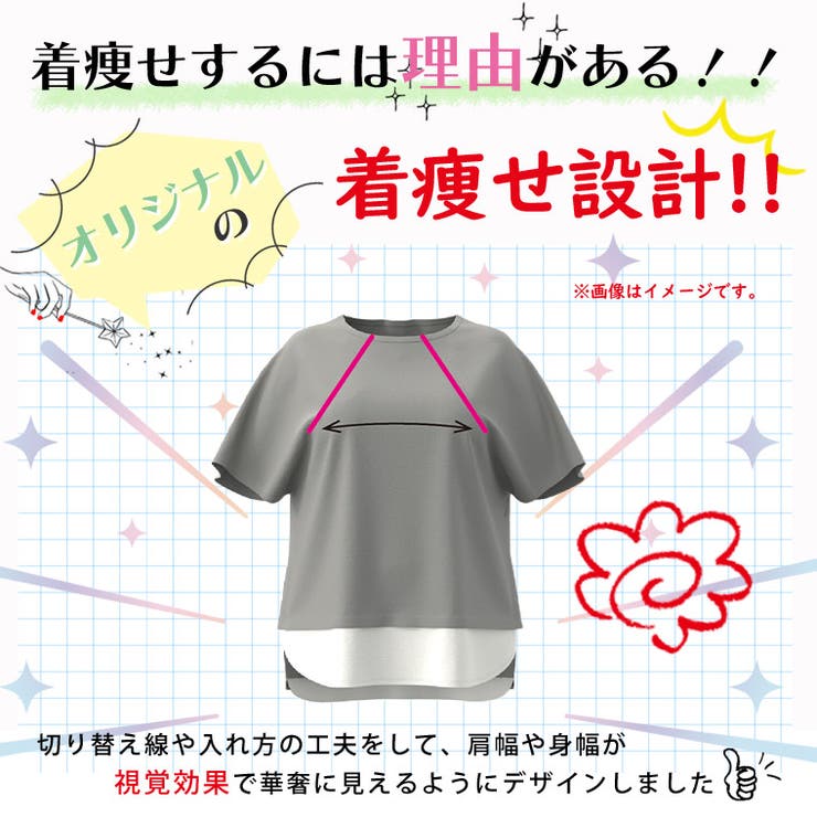 MAGICALLINE いかり肩を鎮める ドルマンフェイクプルオーバー | A Happy Marilyn | 詳細画像4 