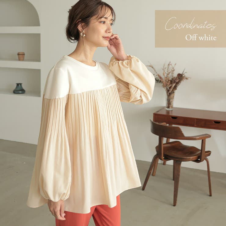 Rin プリーツ切替 プルオーバー | A Happy Marilyn | 詳細画像12 