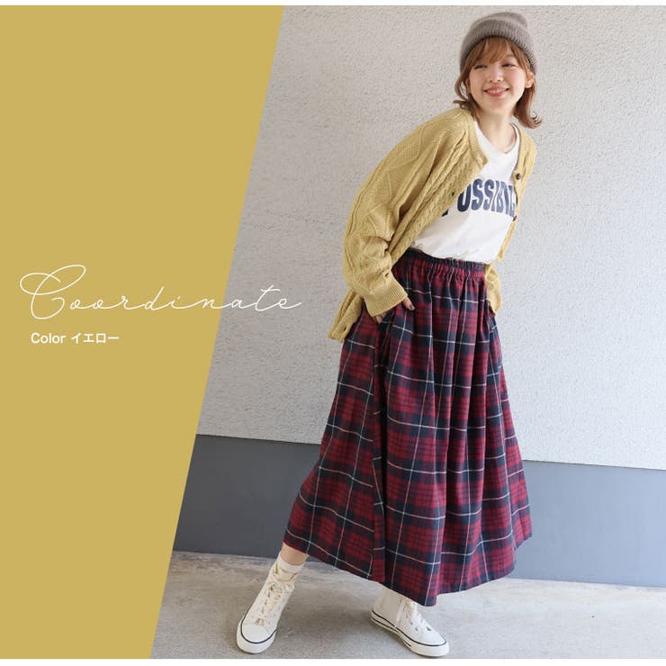 カラーネップ クルーネック ケーブルニットカーディガン | A Happy Marilyn | 詳細画像14 