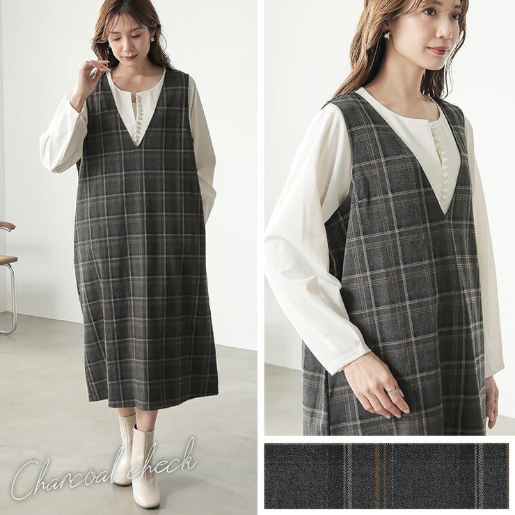 Rin Ｖネック ジャンスカ | A Happy Marilyn | 詳細画像16 