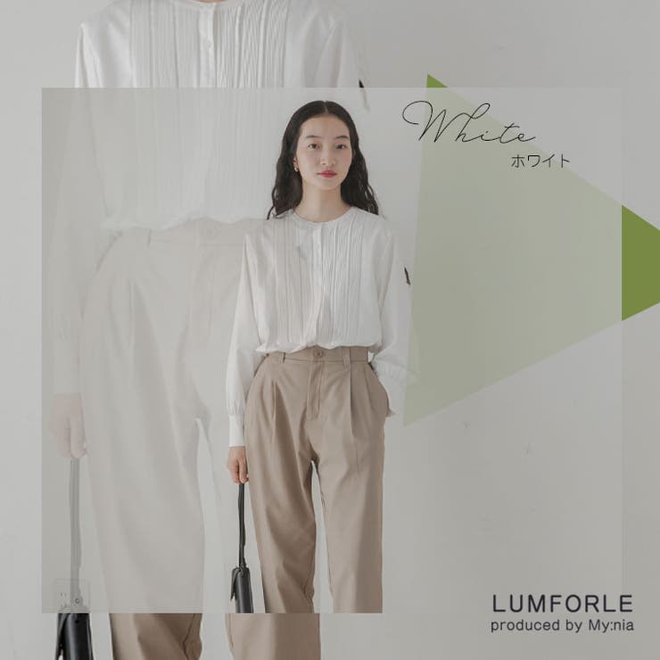 LUMFORLEproducedbyMy:nia センターピンタック シャツブラ… | A Happy Marilyn | 詳細画像13 