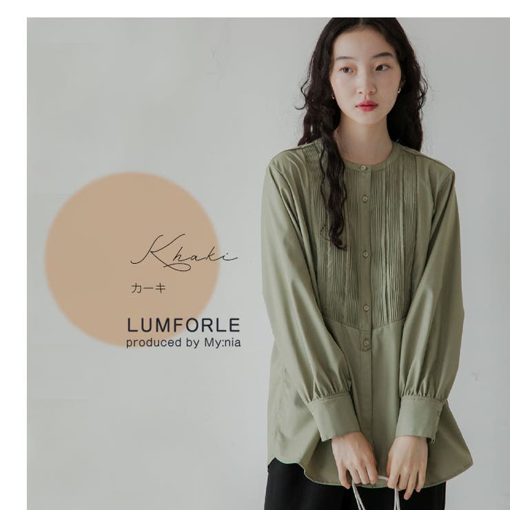 LUMFORLEproducedbyMy:nia センターピンタック シャツブラ… | A Happy Marilyn | 詳細画像15 