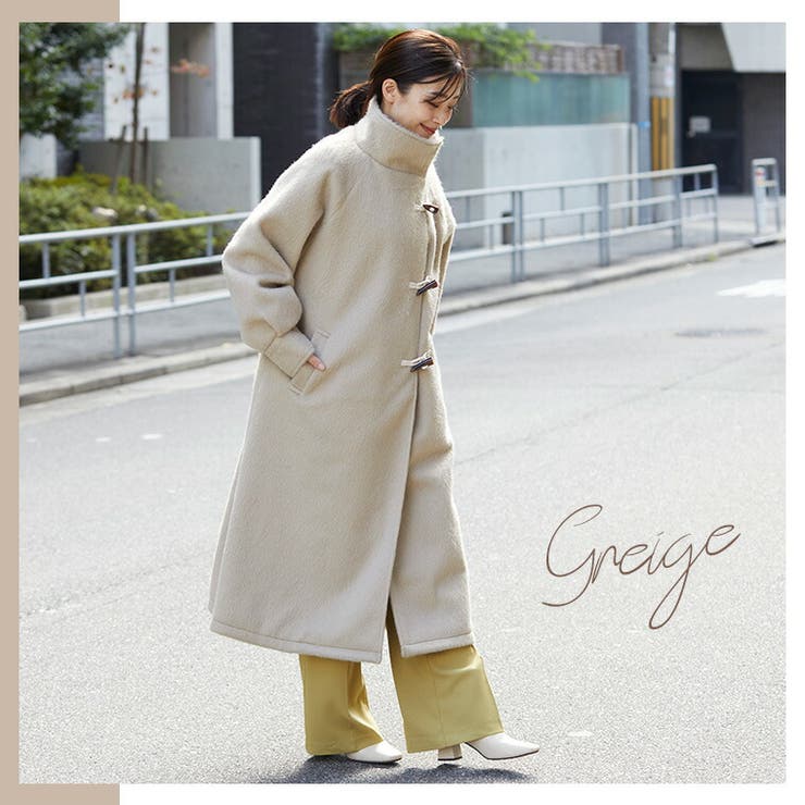 Rin スタンドカラー ダッフル風コート | A Happy Marilyn | 詳細画像15 