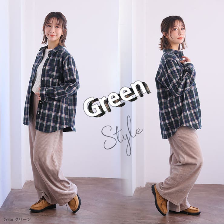 裏フリース レギュラーシャツ 大きいサイズ | A Happy Marilyn | 詳細画像13 