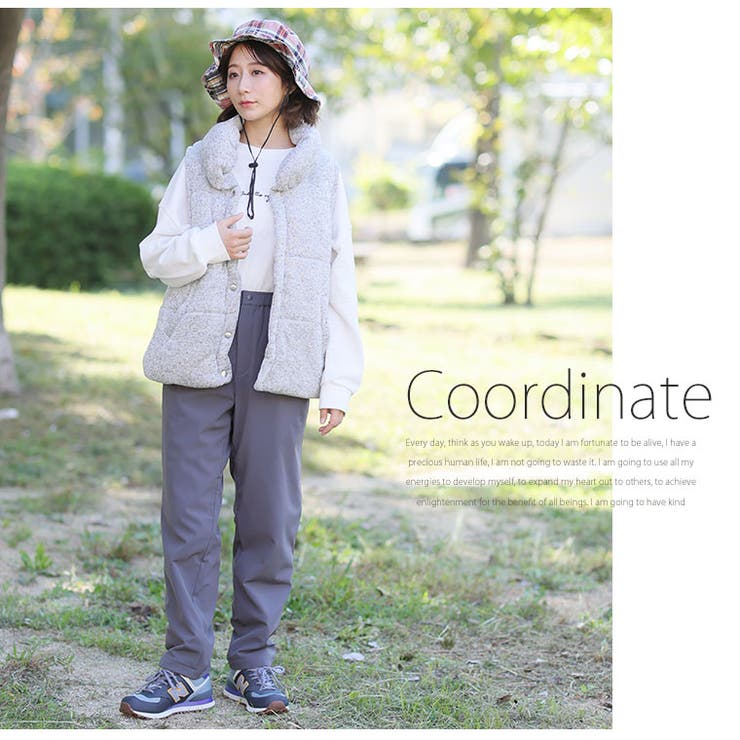 優秀機能 裏フリース パンツ[品番：AH000022538]｜A Happy Marilyn