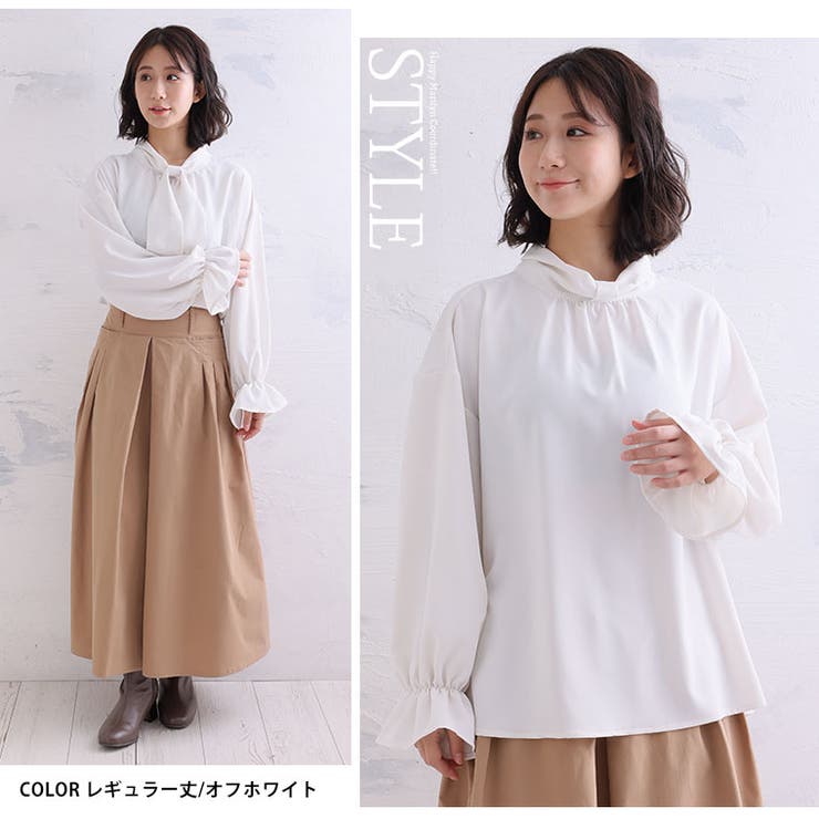 Rin 2WAYリボンタイ 華やかブラウス | A Happy Marilyn | 詳細画像14 