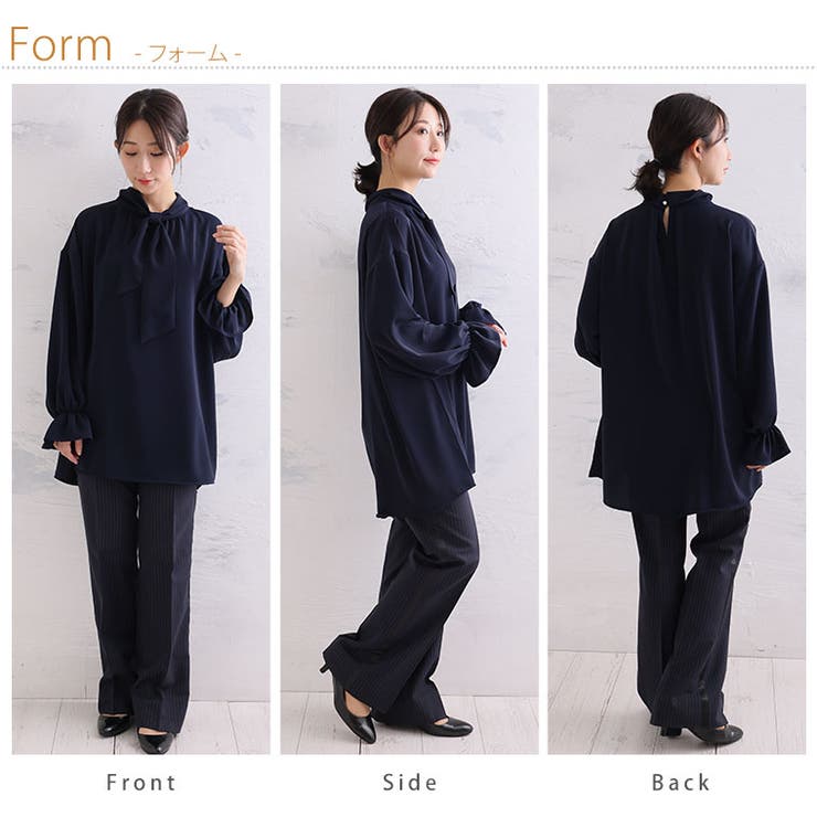 Rin 2WAYリボンタイ 華やかブラウス | A Happy Marilyn | 詳細画像20 