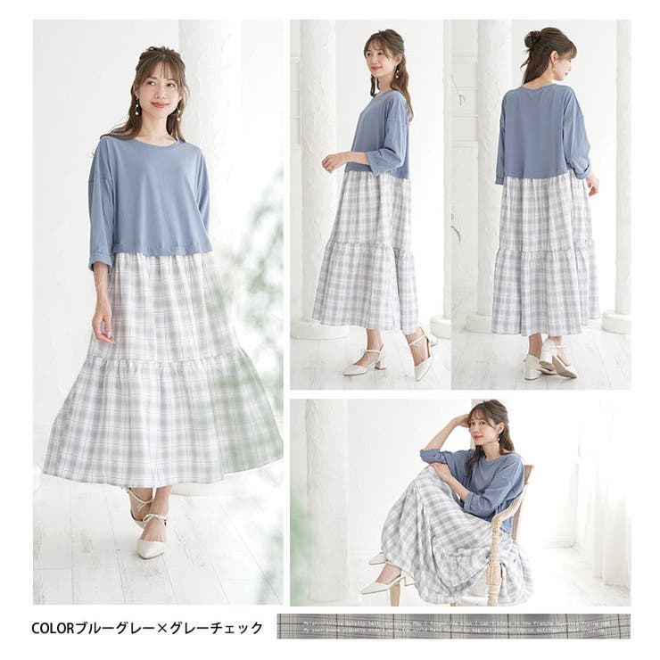 ティアード ドッキング ワンピース | A Happy Marilyn | 詳細画像15 