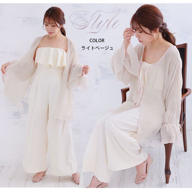 KAREN トリプルリボン シアーカーディガン | A Happy Marilyn | 詳細画像16 