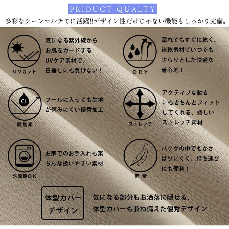 優秀機能! 街でもレジャーでもOK! ラッシュガード | A Happy Marilyn | 詳細画像4 