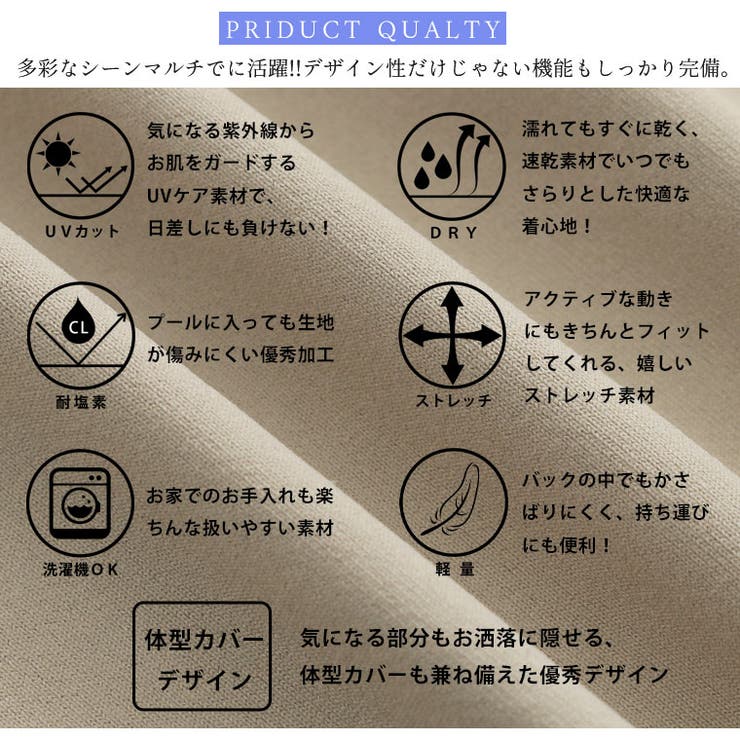 優秀機能! 街でもレジャーでもOK! ラッシュガード | A Happy Marilyn | 詳細画像4 