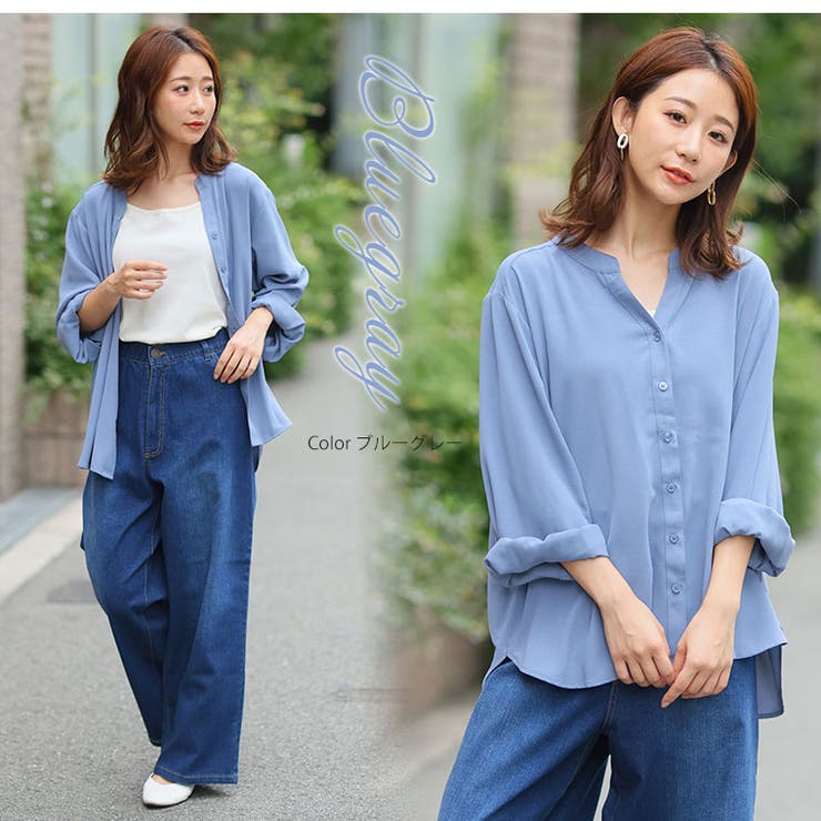 Rin 1枚でも羽織ってもストレスフリー スタンドカラー | A Happy Marilyn | 詳細画像17 