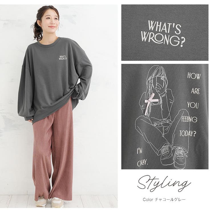 立体リボン ロゴTC裏毛 スウェット | A Happy Marilyn | 詳細画像8 