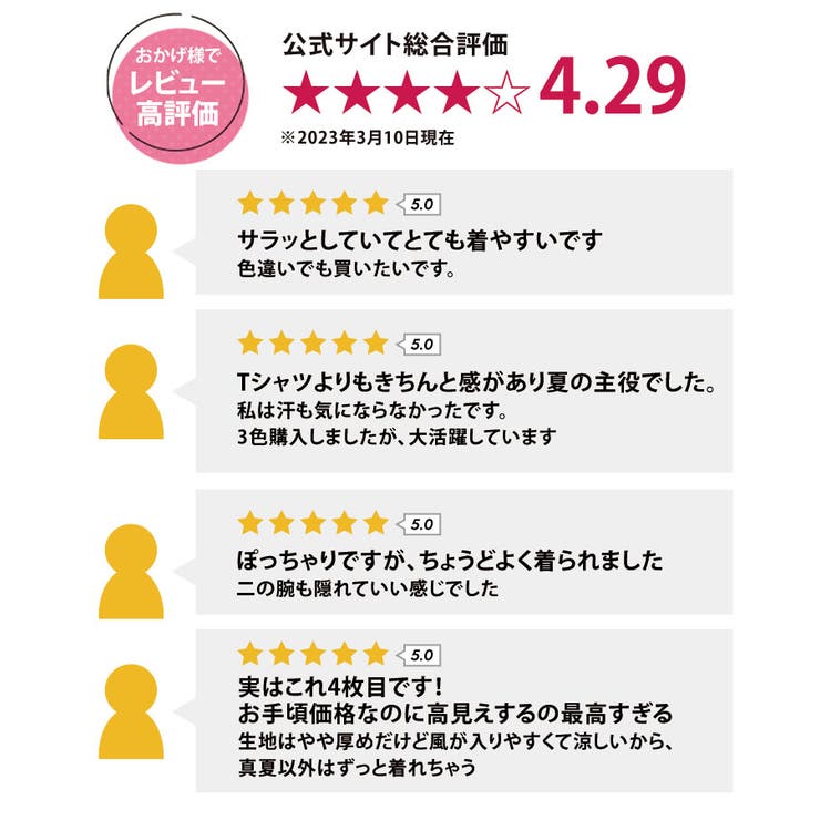 選べる丈 チラ見え防止 半袖 | A Happy Marilyn | 詳細画像4 