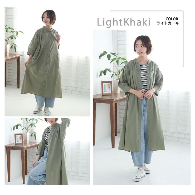 【風通るクラシック】 七分袖 細見え切替え | A Happy Marilyn | 詳細画像14 