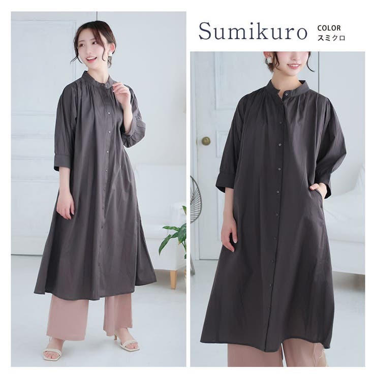 【風通るクラシック】 七分袖 細見え切替え | A Happy Marilyn | 詳細画像19 