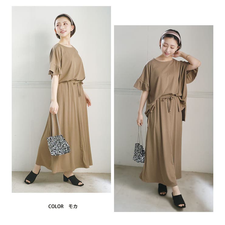 さら肌リブ 着痩せ セットアップ | A Happy Marilyn | 詳細画像15 