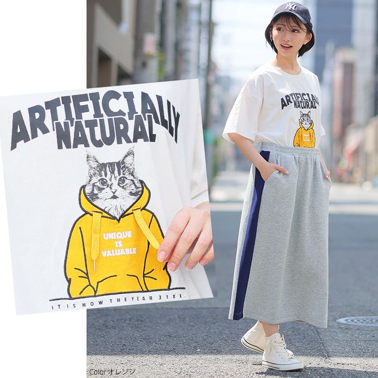 ネコプリント Tシャツ 大きいサイズ | A Happy Marilyn | 詳細画像12 