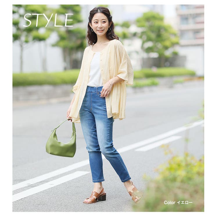 さらり涼し気 デニムが映える TCガーゼ | A Happy Marilyn | 詳細画像15 