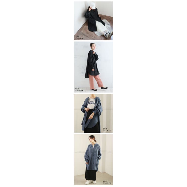 フランネル チェック バンドカラー | A Happy Marilyn | 詳細画像10 