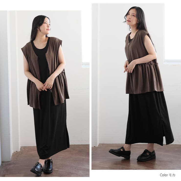 カットジョーゼット ペプラム ZIP | A Happy Marilyn | 詳細画像8 