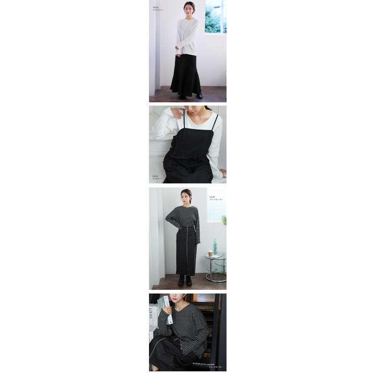 ゆるVネック リブ トップス | A Happy Marilyn | 詳細画像18 