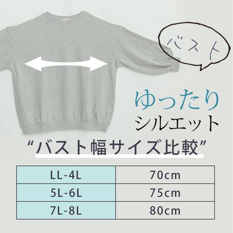 【裏起毛の服苦手さんにおススメ】ゆるシルエット スウェット トレーナー | A Happy Marilyn | 詳細画像10 