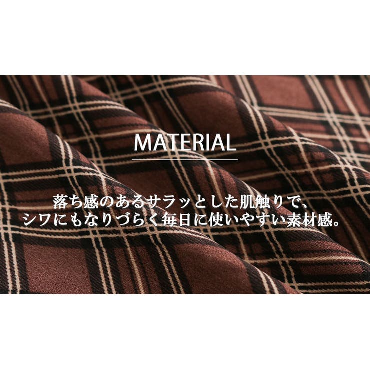 フロントフリルブラウス 花柄 チェック | A Happy Marilyn | 詳細画像7