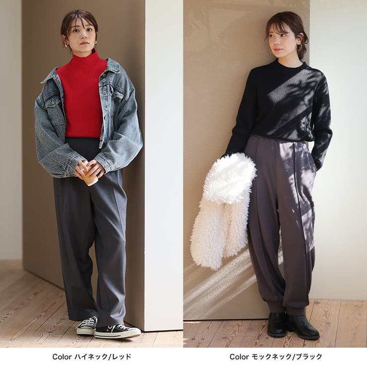 モックネック ハイネックから選べる Tシャツ感覚で着れる | A Happy Marilyn | 詳細画像18 