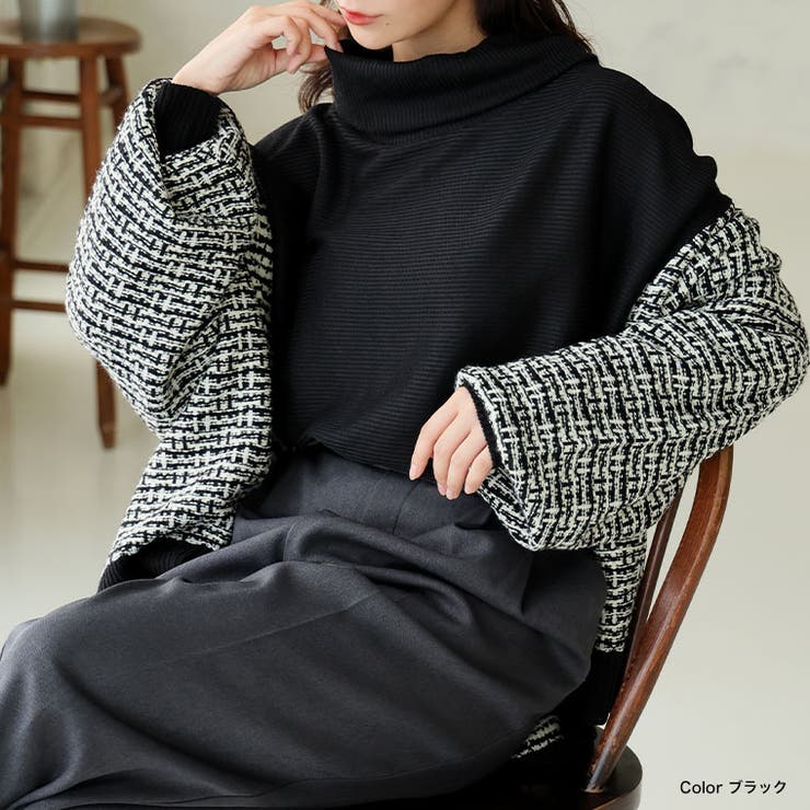 暑がりサンの為の「あったかく見せる。」 オフタートル ミルリブ | A Happy Marilyn | 詳細画像15 