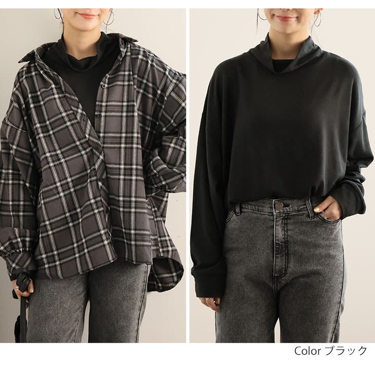 静電防止 ぱちぱちしない ハイネック | A Happy Marilyn | 詳細画像16 