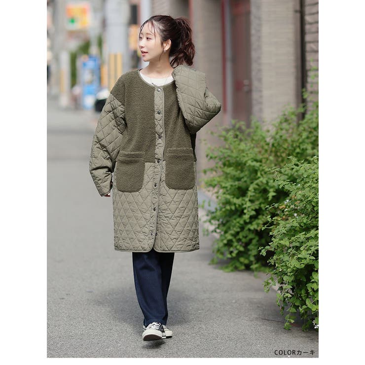 軽い！厚すぎない！細魅せ切替 ボア切替え ダイヤキルティング | A Happy Marilyn | 詳細画像17 