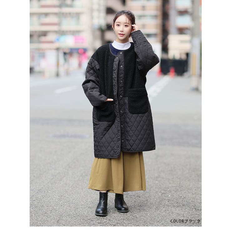 軽い！厚すぎない！細魅せ切替 ボア切替え ダイヤキルティング | A Happy Marilyn | 詳細画像19 