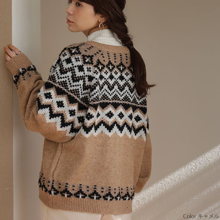 ノルディック ジャガード ニット | A Happy Marilyn | 詳細画像15 