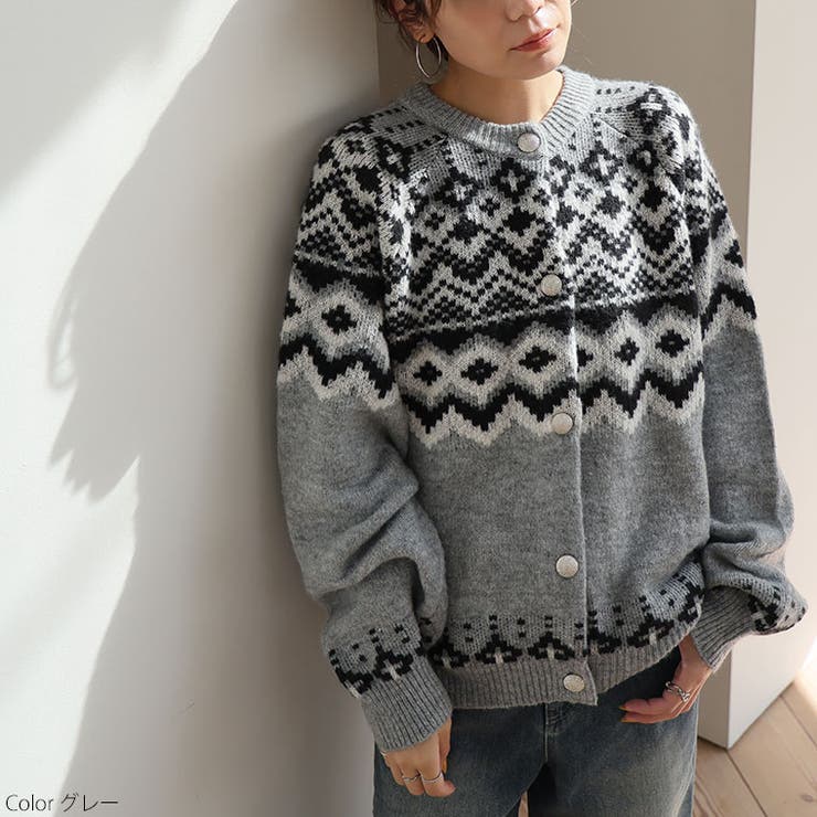 ノルディック ジャガード ニット | A Happy Marilyn | 詳細画像18 