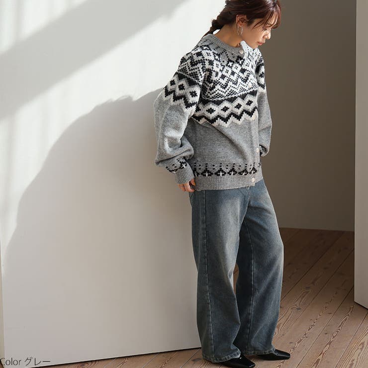 ノルディック ジャガード ニット | A Happy Marilyn | 詳細画像19 