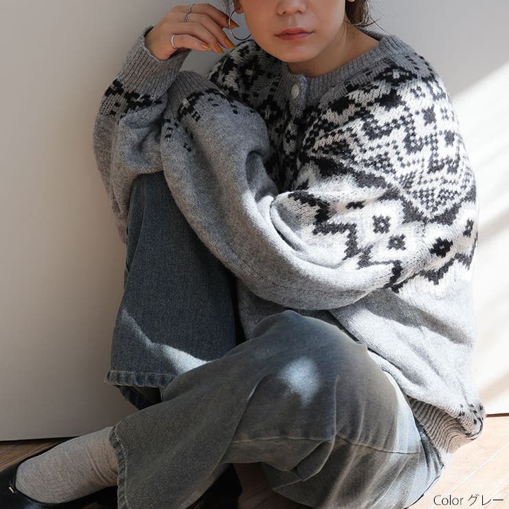 ノルディック ジャガード ニット | A Happy Marilyn | 詳細画像20 