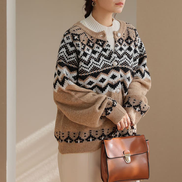 ノルディック ジャガード ニット | A Happy Marilyn | 詳細画像6 