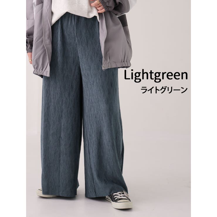 ベロア プリーツ ウェーブパンツ | A Happy Marilyn | 詳細画像18 